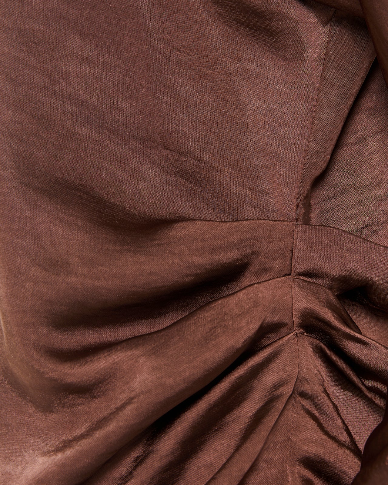 Chemisier en satin pour femme à manches françaises et encolure ronde