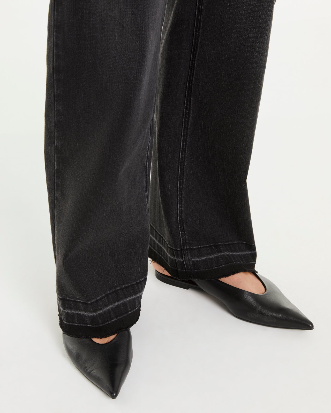 Jean droit pour femme avec taille élastique