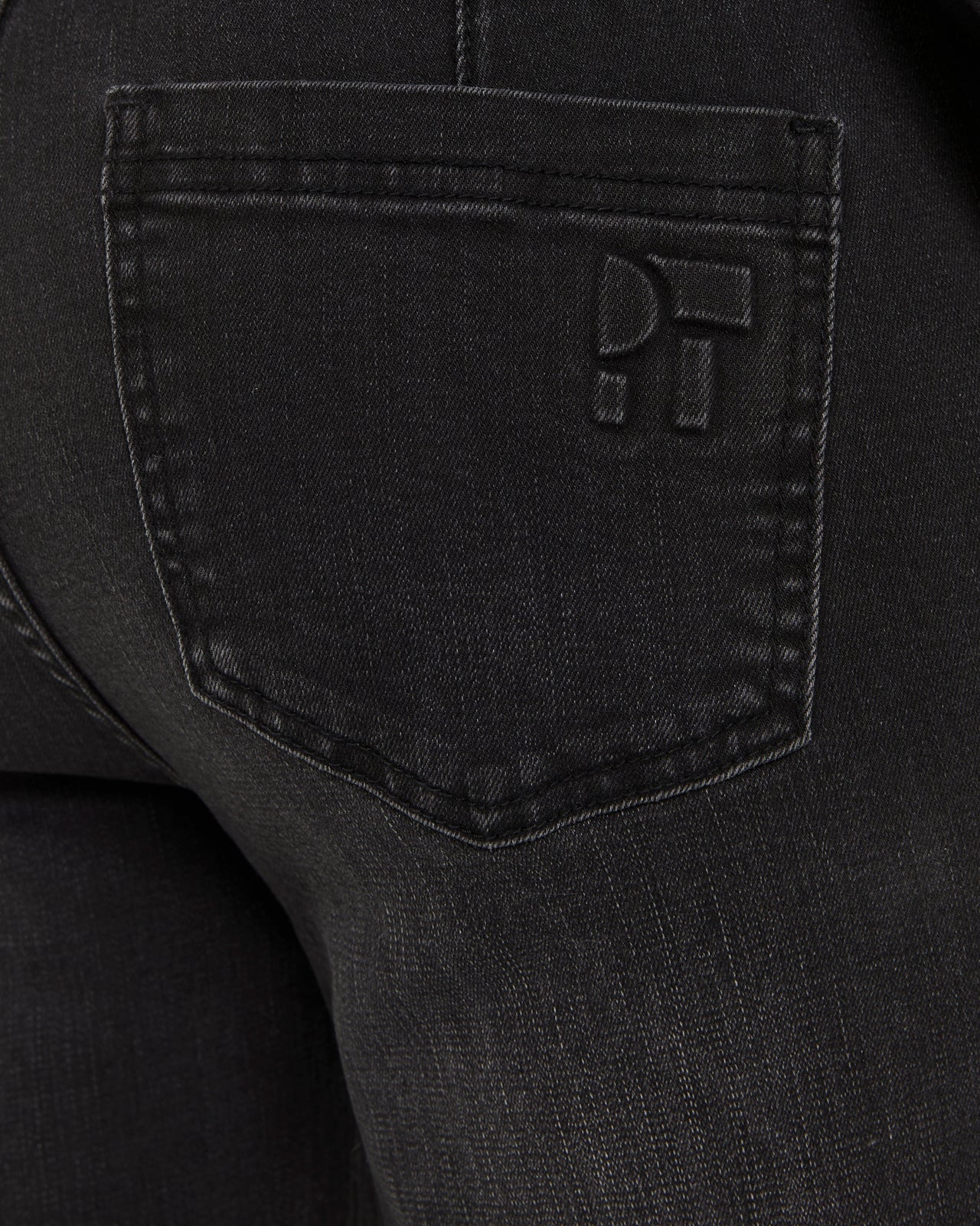 Jean droit pour femme avec taille élastique