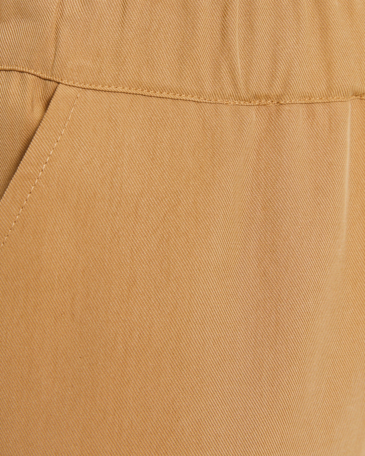 Pantalon cargo droit pour femme avec taille élastique