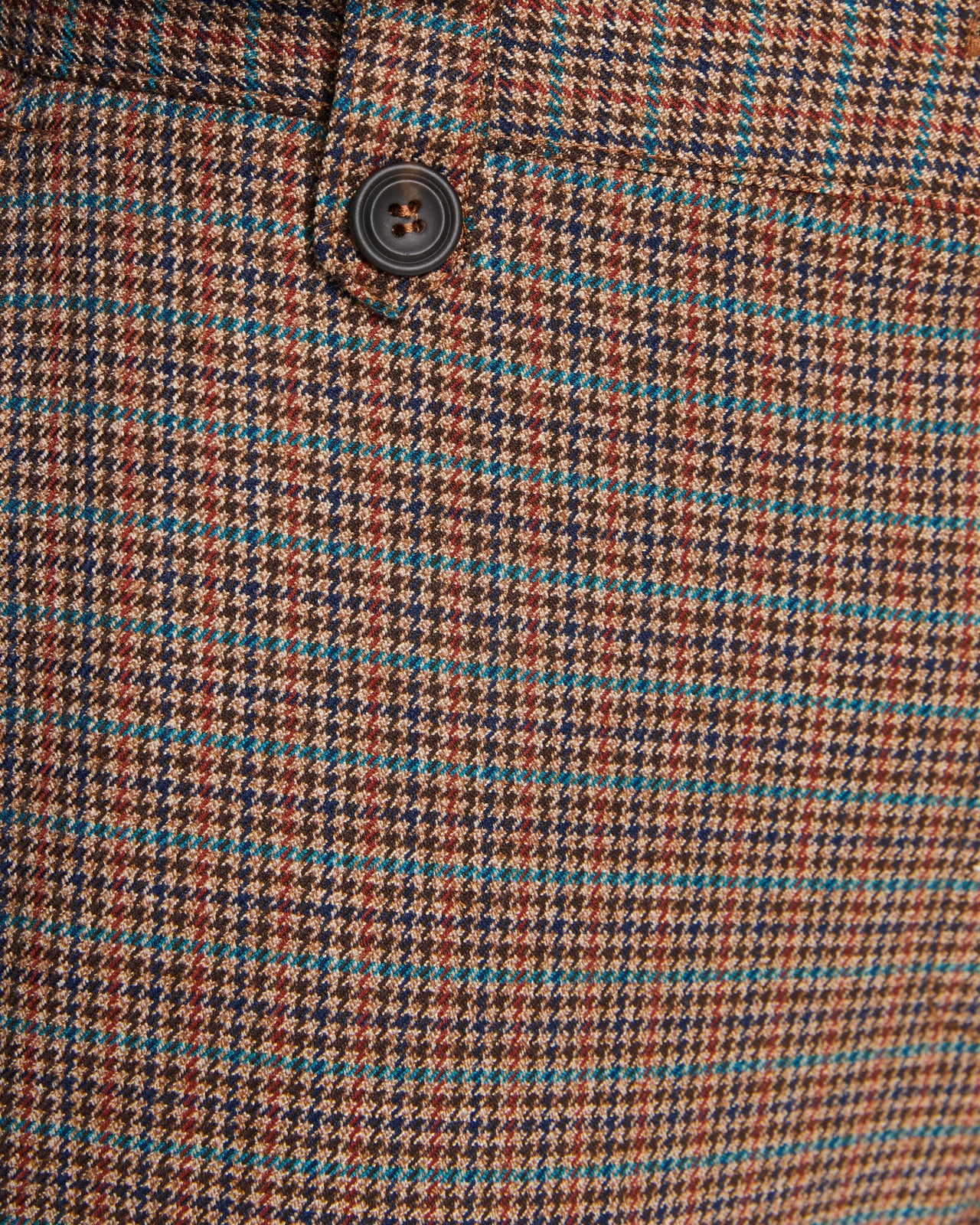 Pantalon droit pour femme à imprimé à carreaux
