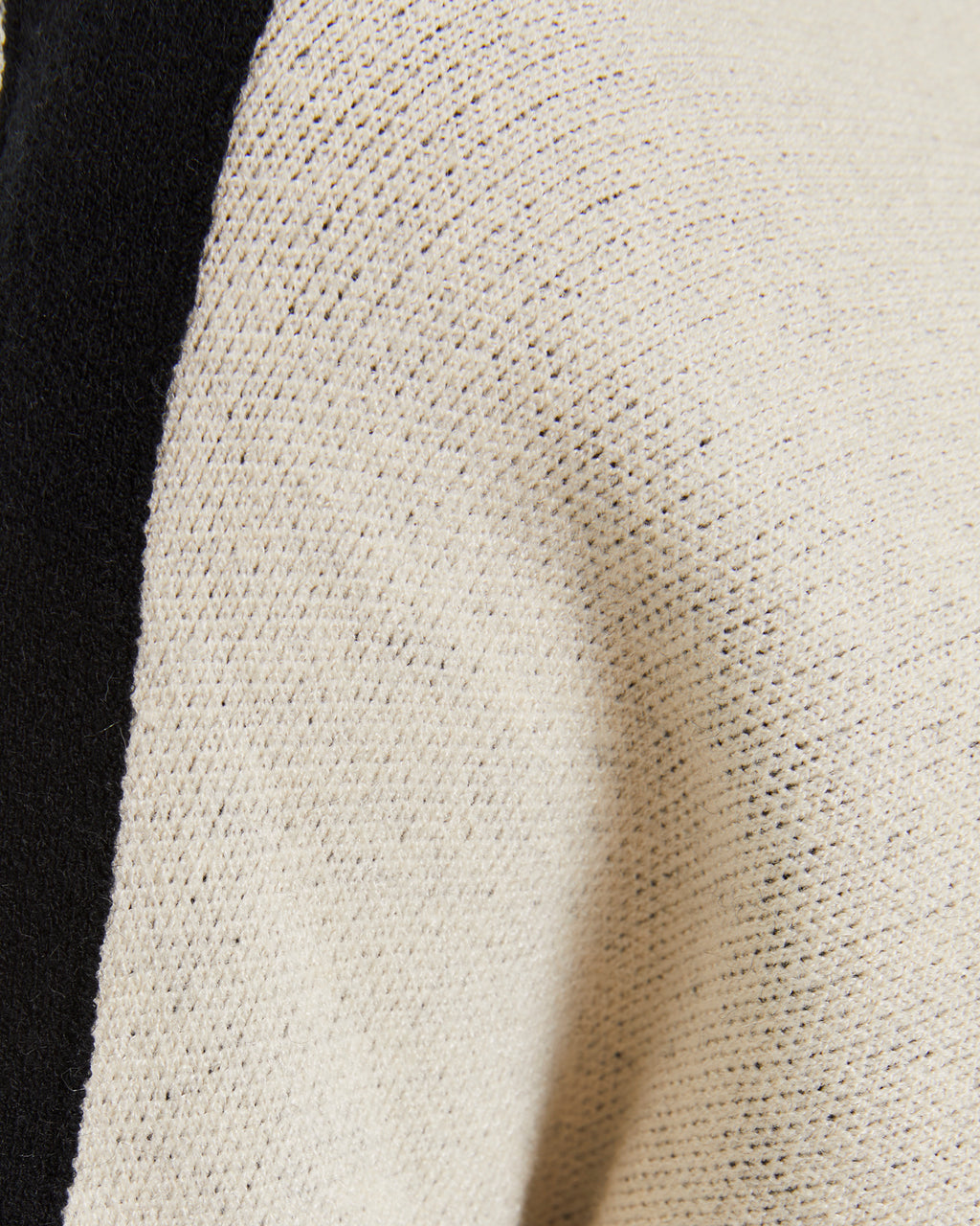 Pull col rond bicolore à manches courtes pour femme