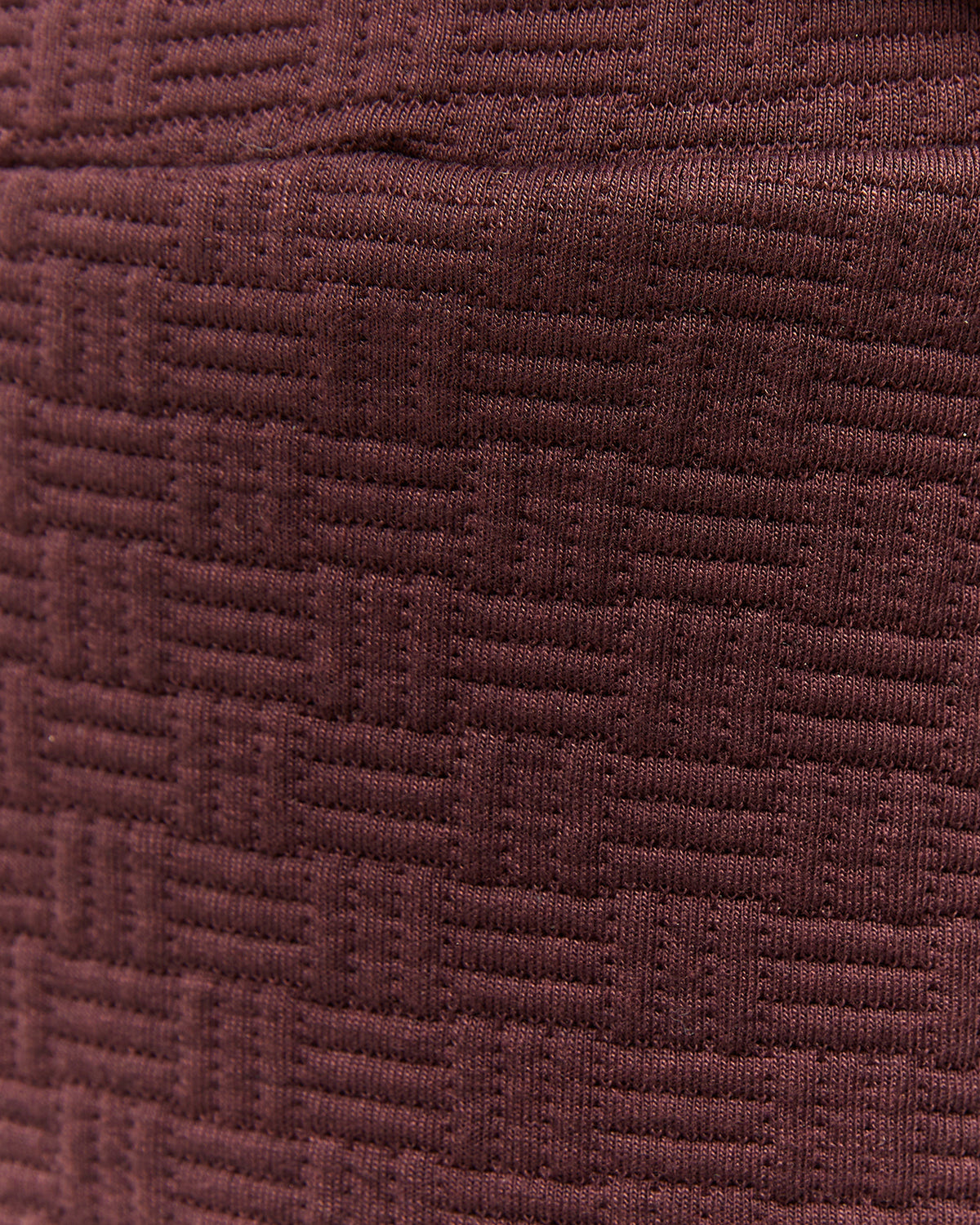 Pantalón recto de mujer punto estructurado cintura elástica