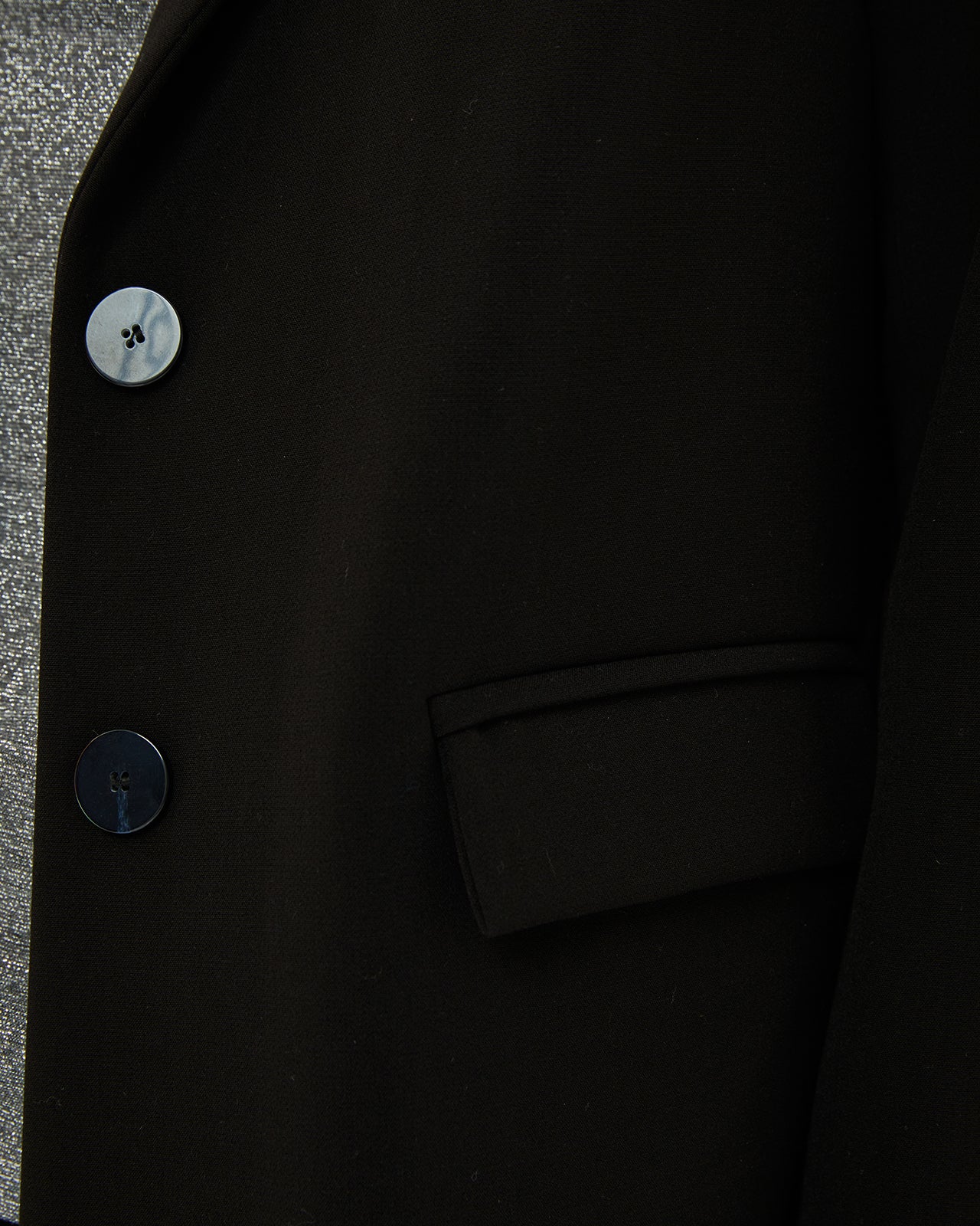 Blazer de muje recta cierre dos botones