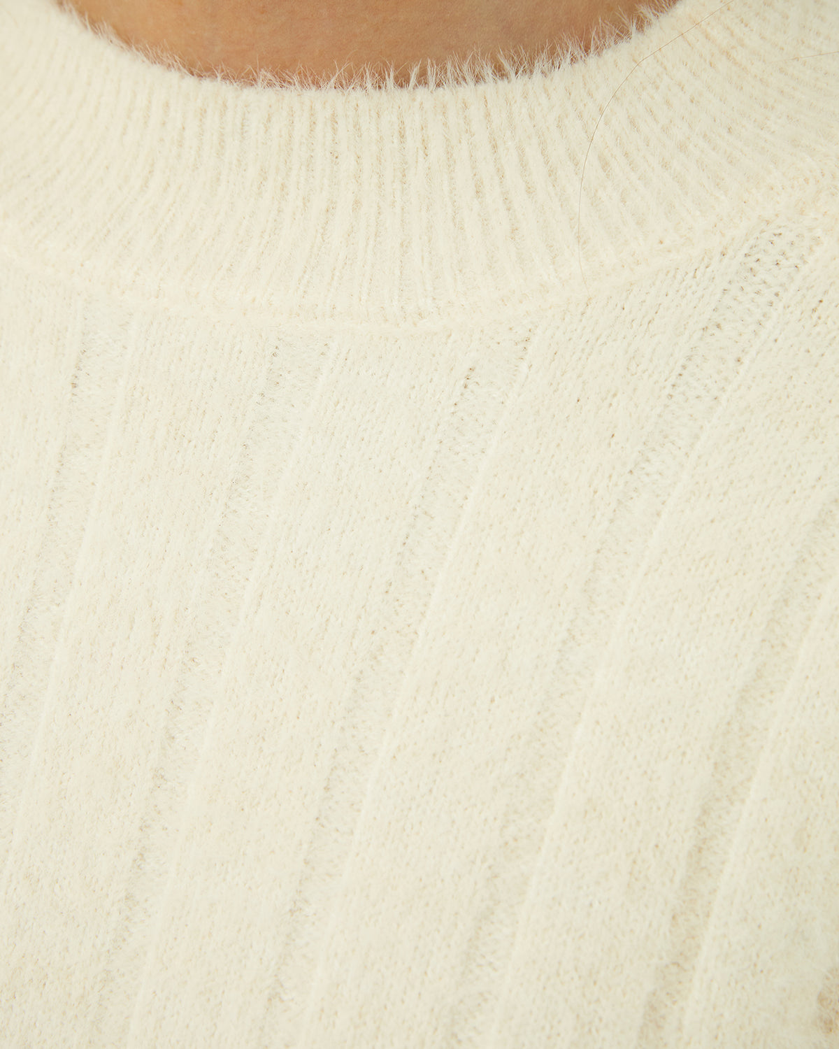 Jersey de mujer cuello redondo manga ranglán