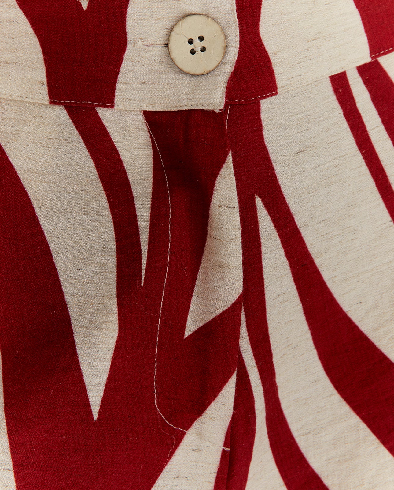 Pantalón ancho de mujer estampado tobillero