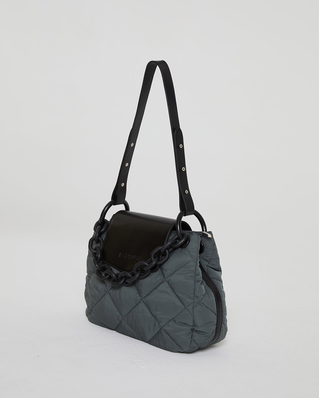 Women's quilted two-tone bag