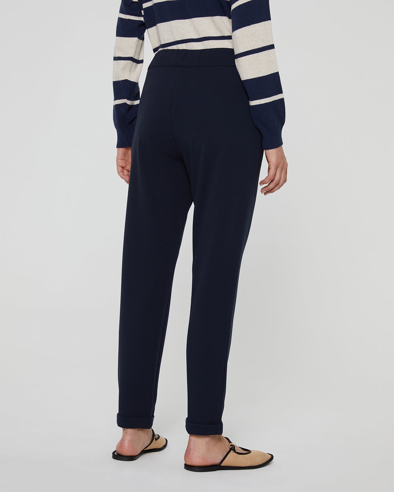 Women's jogger with elastic waist and French pockets