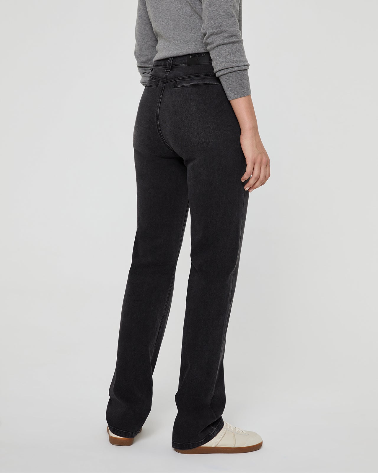 Women's wide-leg mid-rise jeans with metallic details