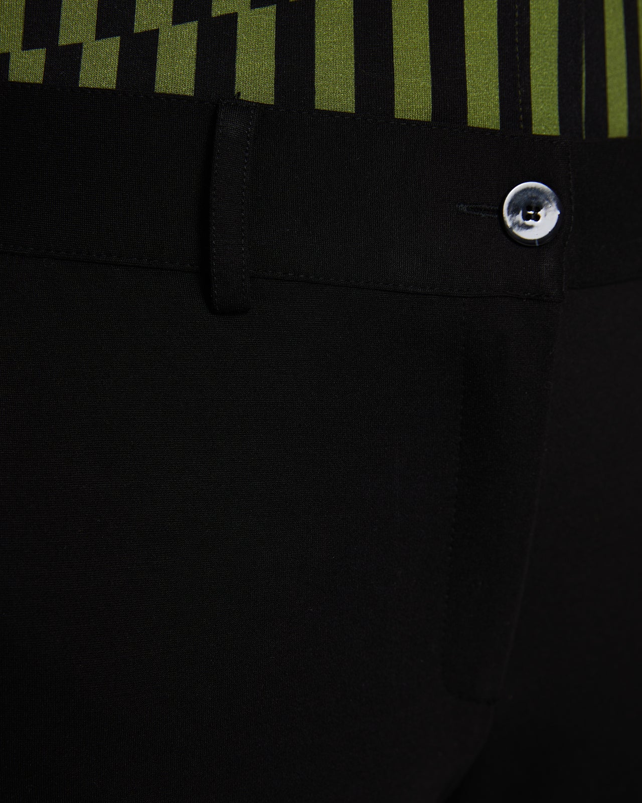 Women's straight leg trousers with cuffs at the bottom