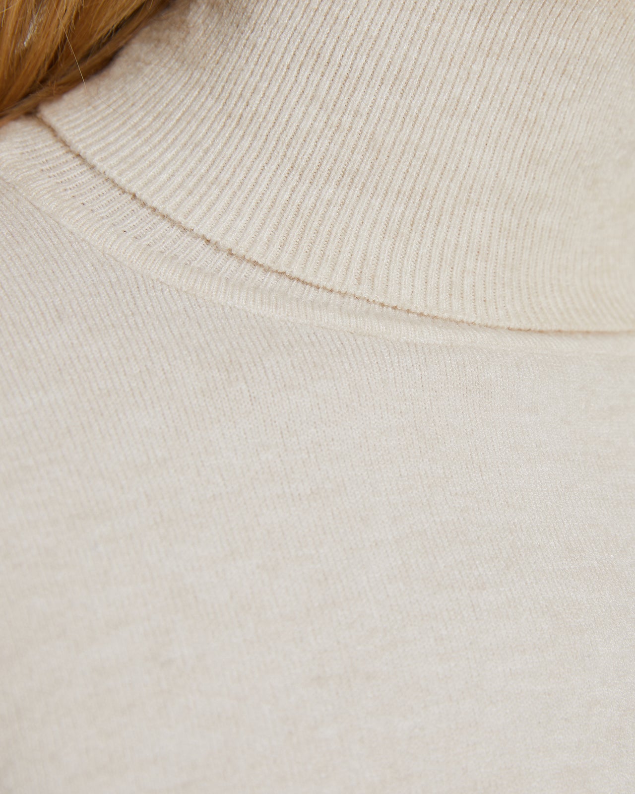 Basic women's turtleneck sweater