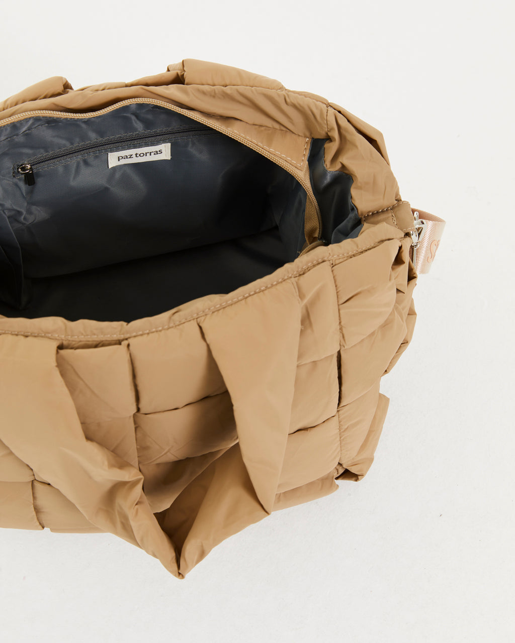 Grand sac femme matelassé avec anses personnalisées