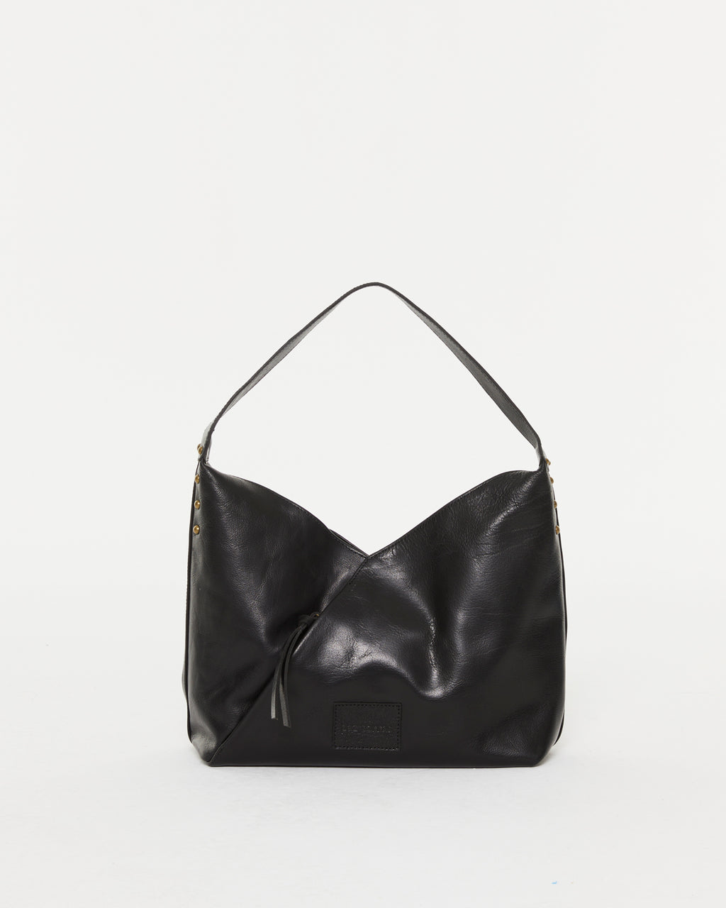 Bolso grande de piel de mujer con bolsillo exterior