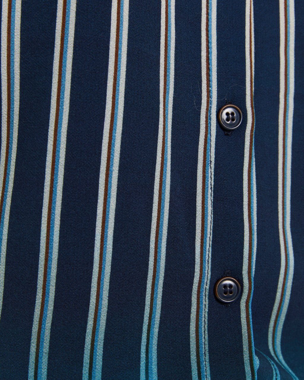 Camisa de mujer estampado rayas cuello camisero