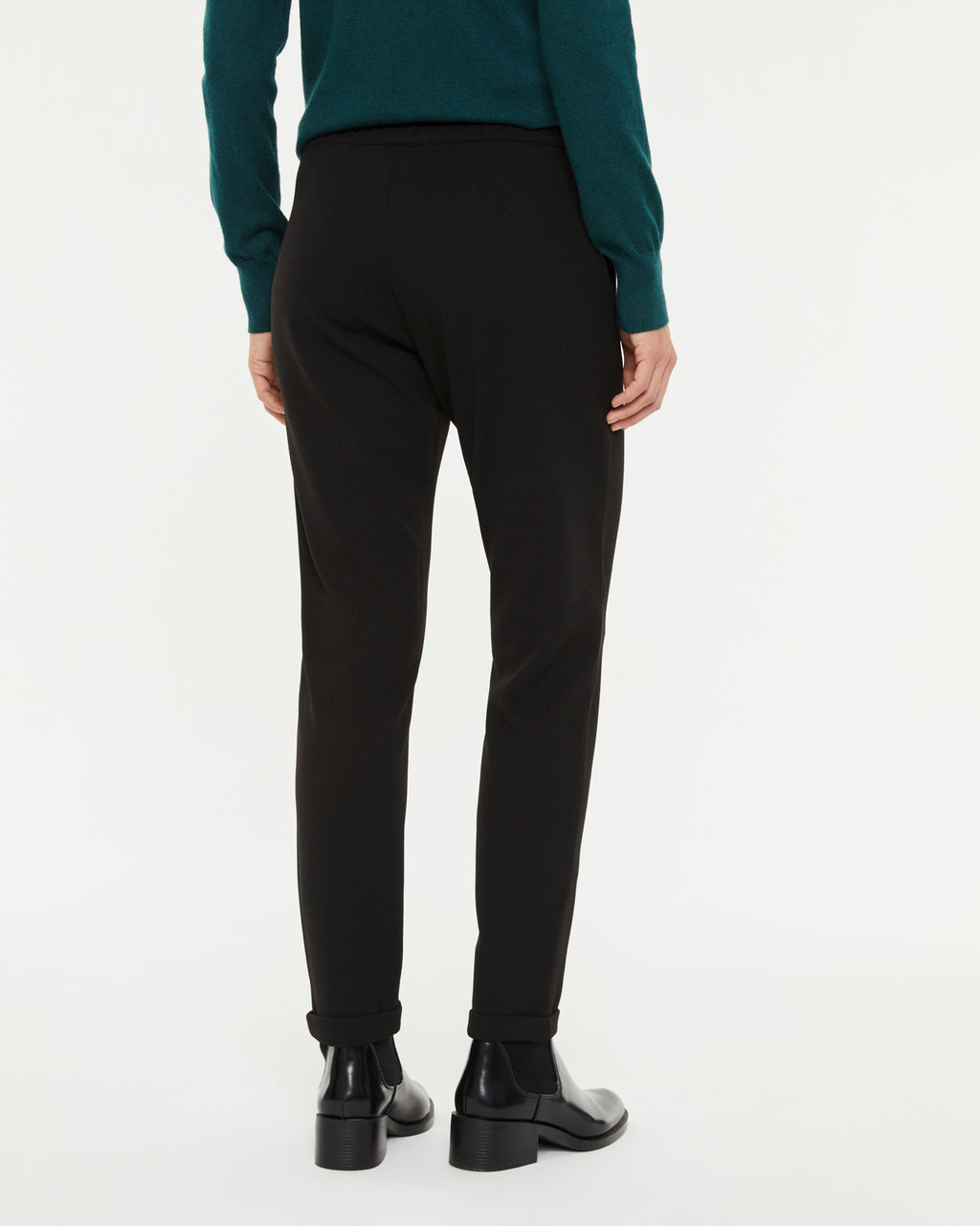 Jogger de mujer de punto cintura elástica