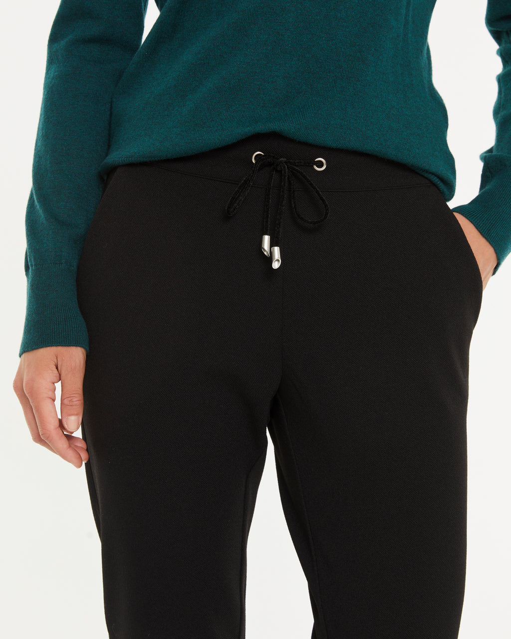 Jogger de mujer de punto cintura elástica