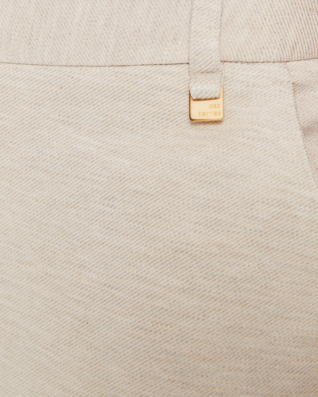 Pantalón recto de mujer de punto con bolsillos