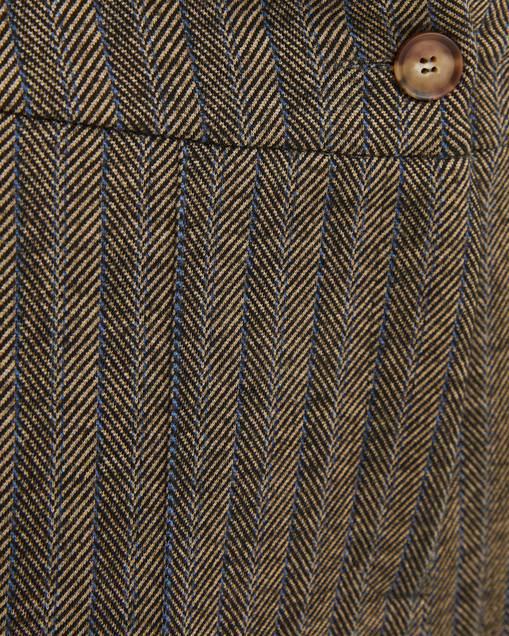 Pantalon droit pour femme à motif à chevrons