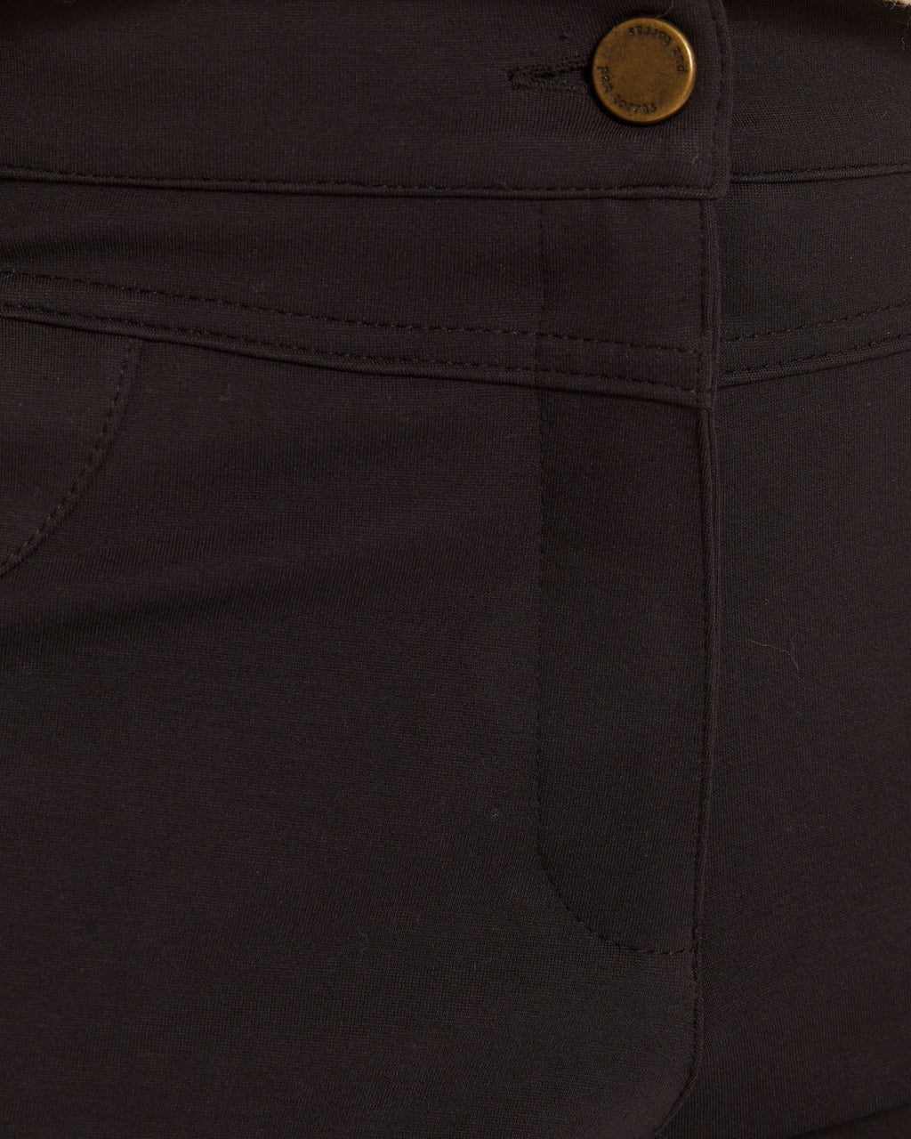 Pantalón recto de mujer en punto roma