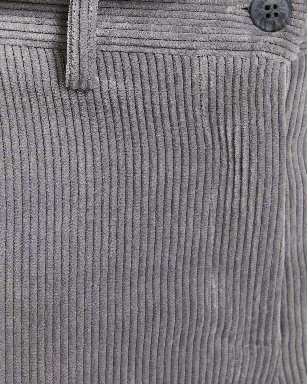 Pantalon droit en velours côtelé pour femme avec taille élastique