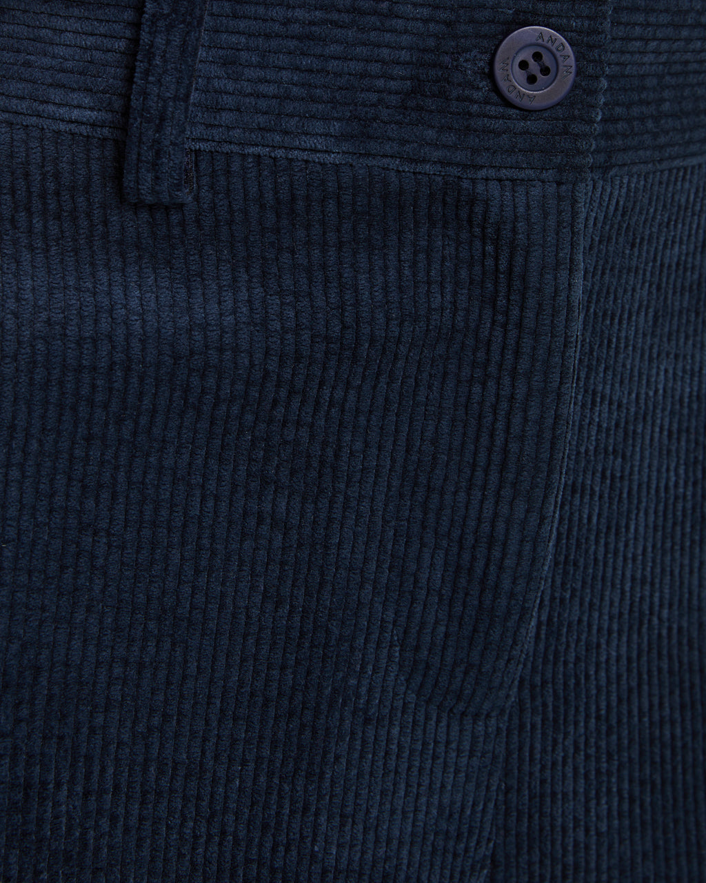 Pantalon droit en velours côtelé pour femme avec taille élastique