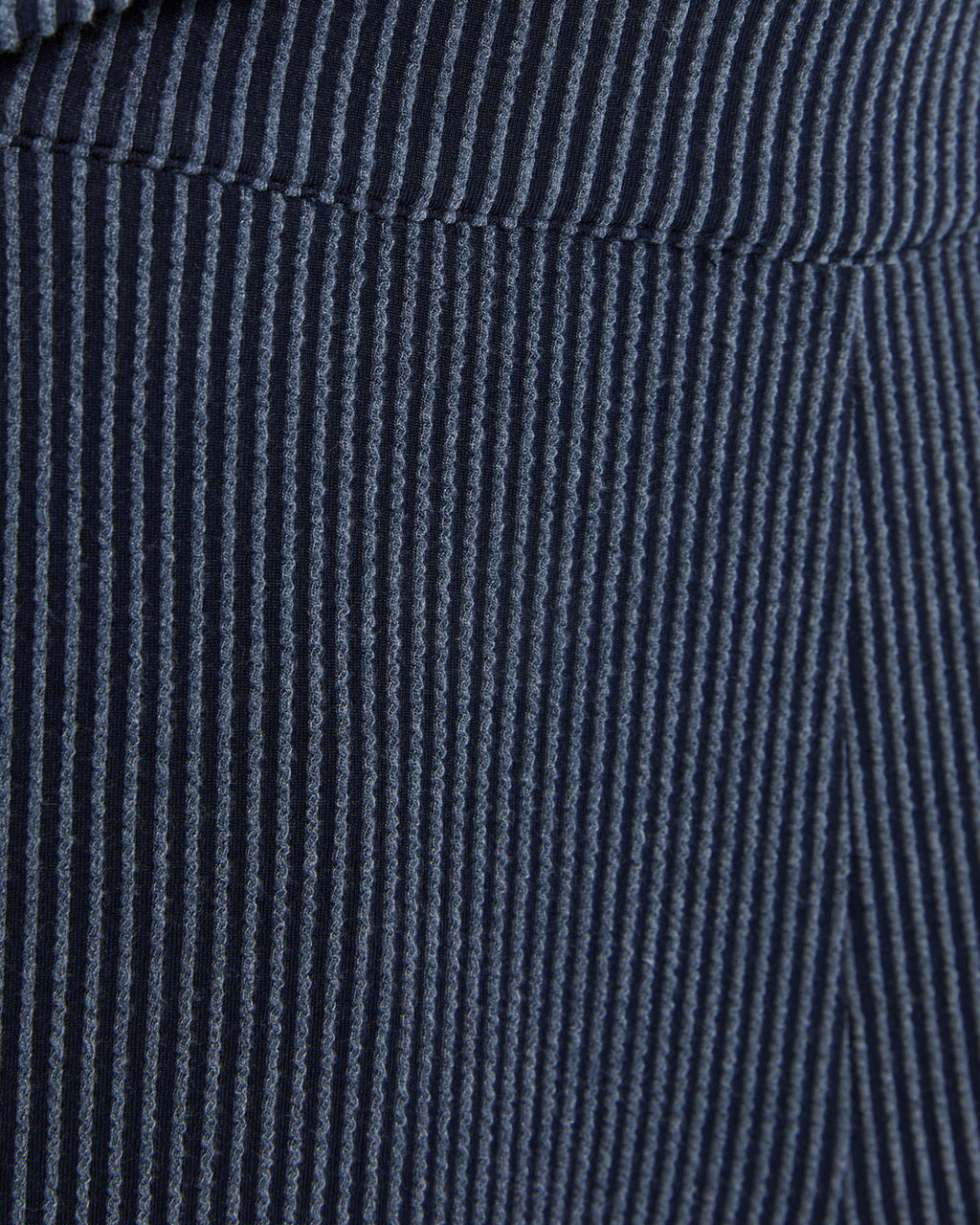 Pantalon large en tricot pour femme avec taille élastique