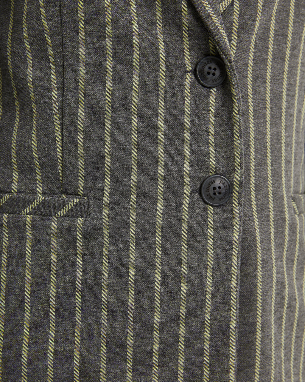 Blazer de mujer de punto estampado de raya diplomática