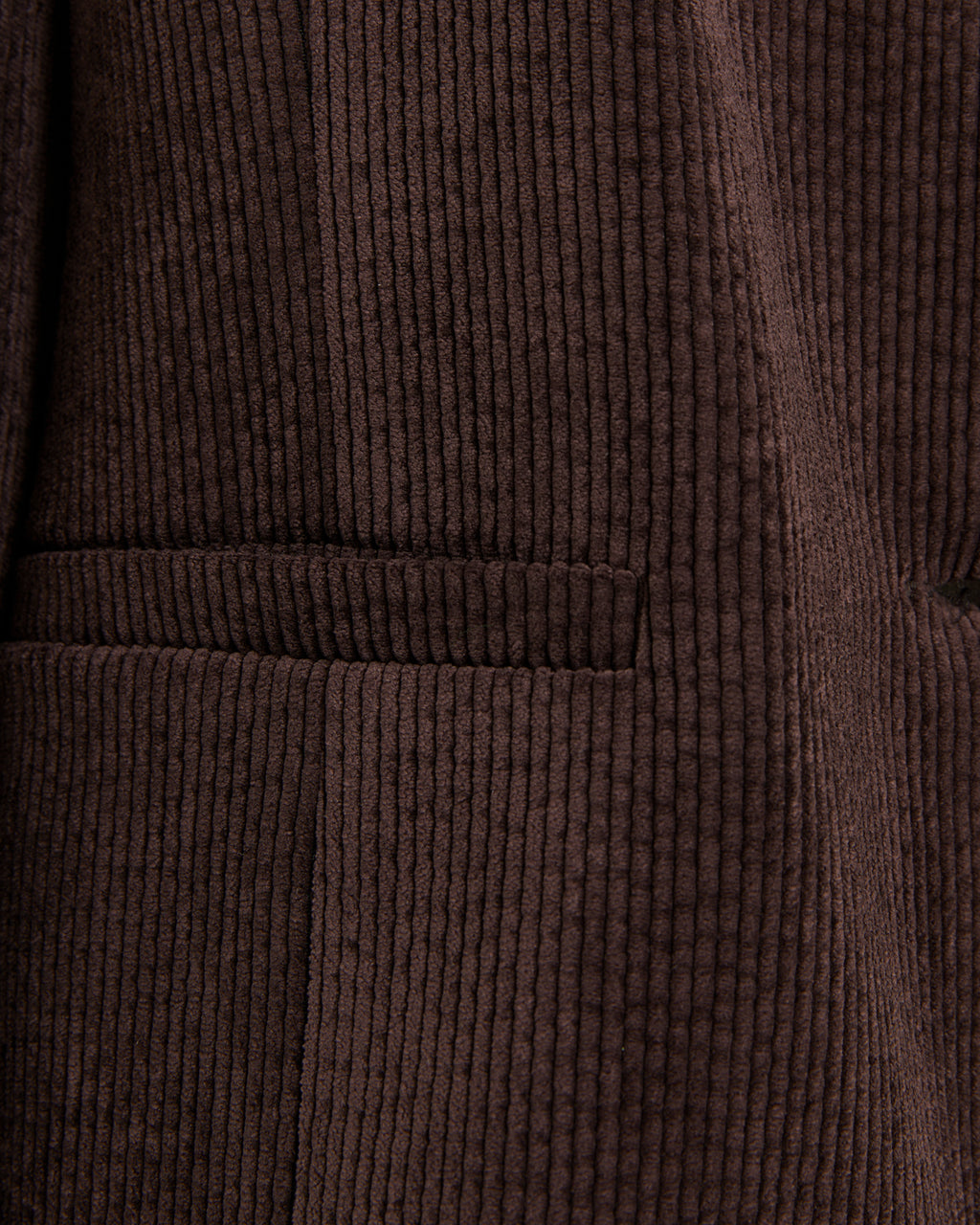 Blazer de mujer básica de pana cuello solapa