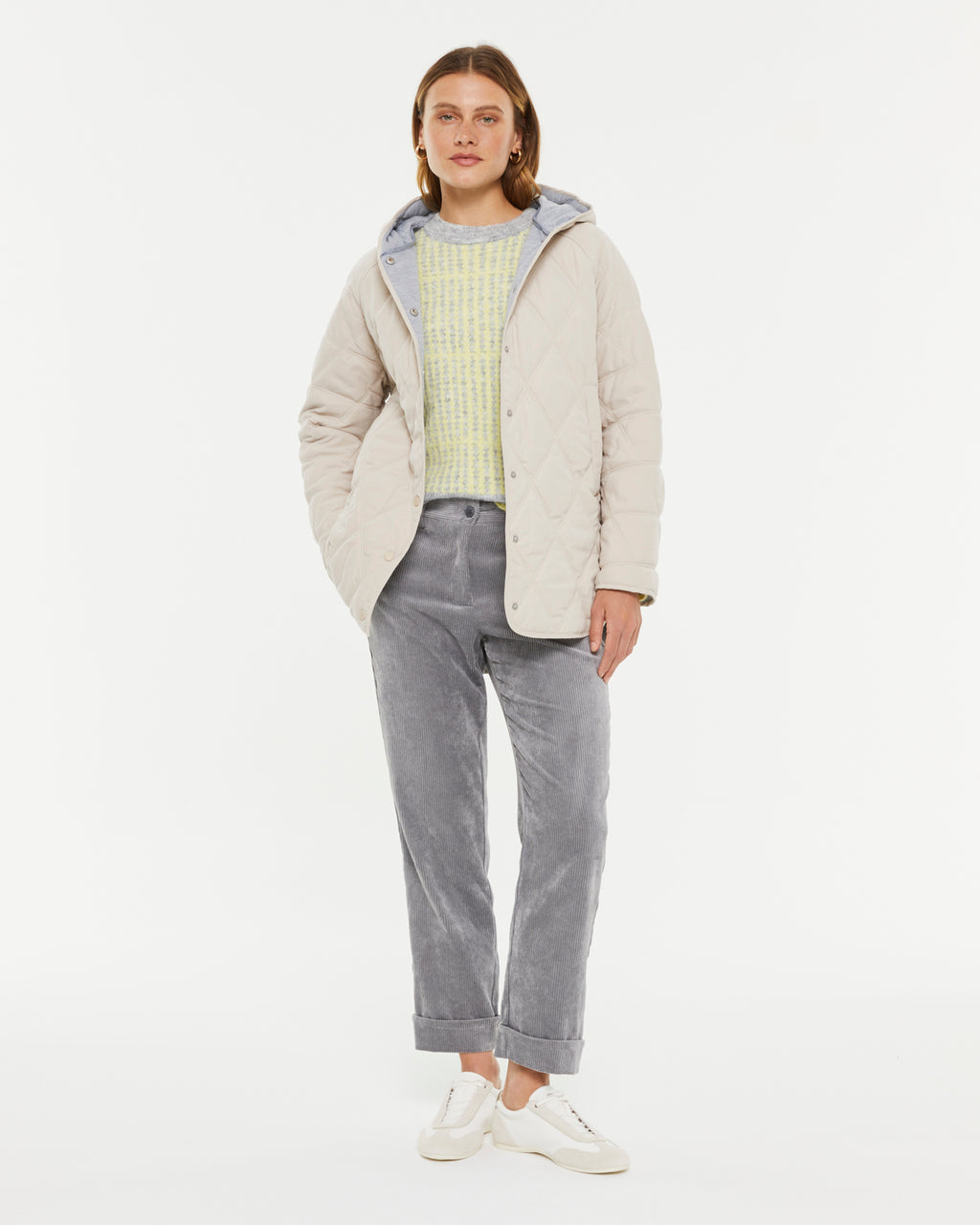 Parka de mujer acolchada con capucha