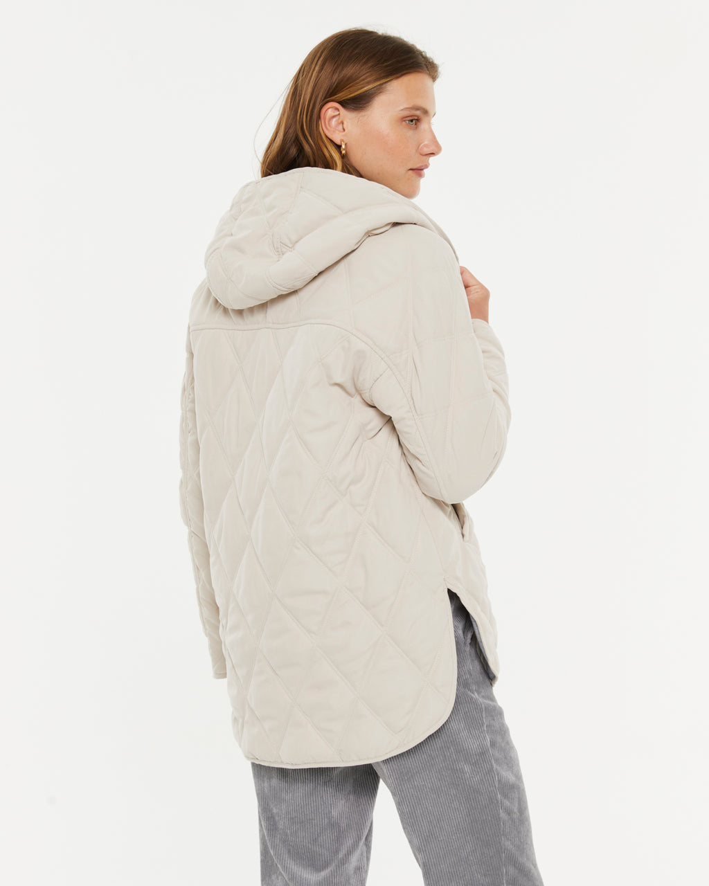 Parka de mujer acolchada con capucha