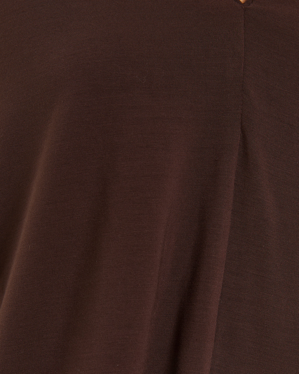 T-shirt à manches courtes et col en V pour femme