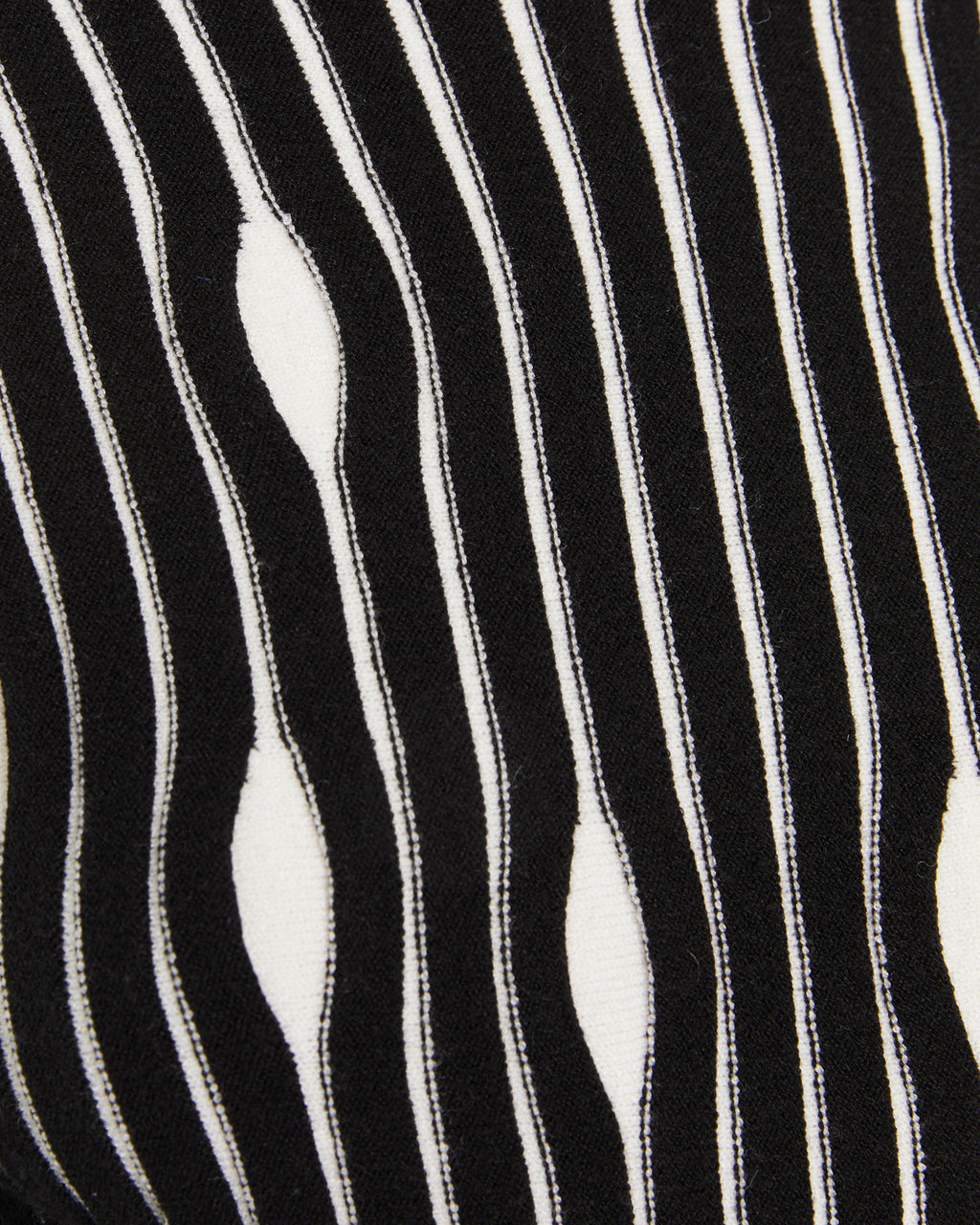 Jersey de mujer punto fantasía bicolor cuello redondo