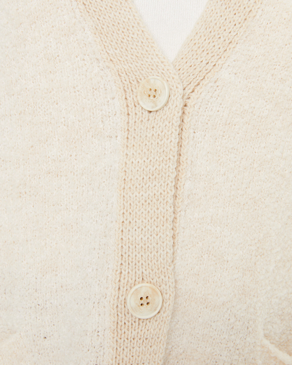 Cardigan femme avec poches et manches courtes