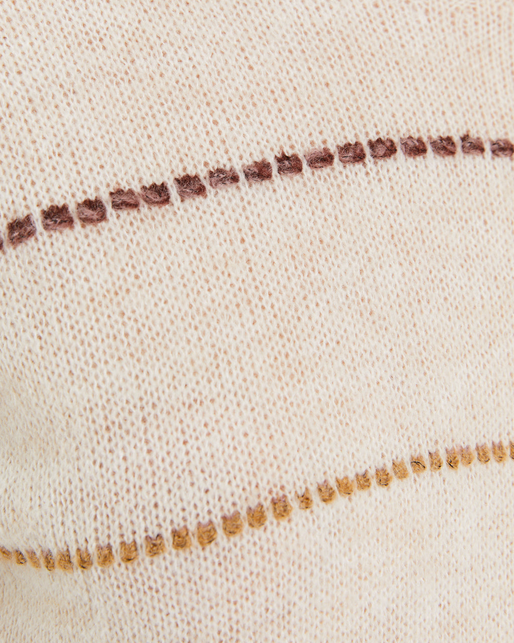 Jersey de mujer estampado rayas escote barco manga larga