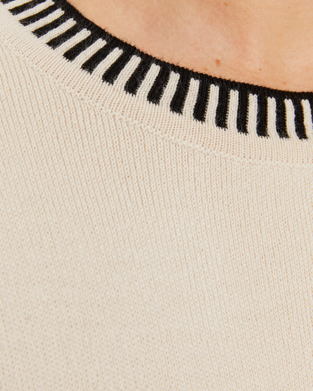 Jersey de mujer cuello redondo manga larga