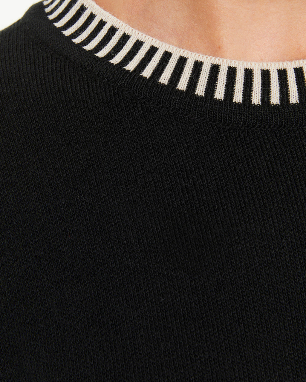 Jersey de mujer cuello redondo manga larga