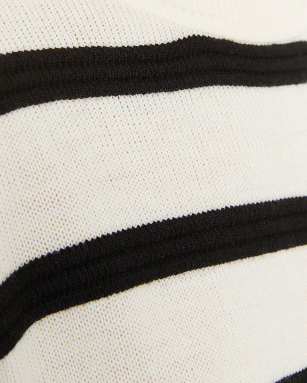 Jersey de mujer estampado rayas cuello redondo