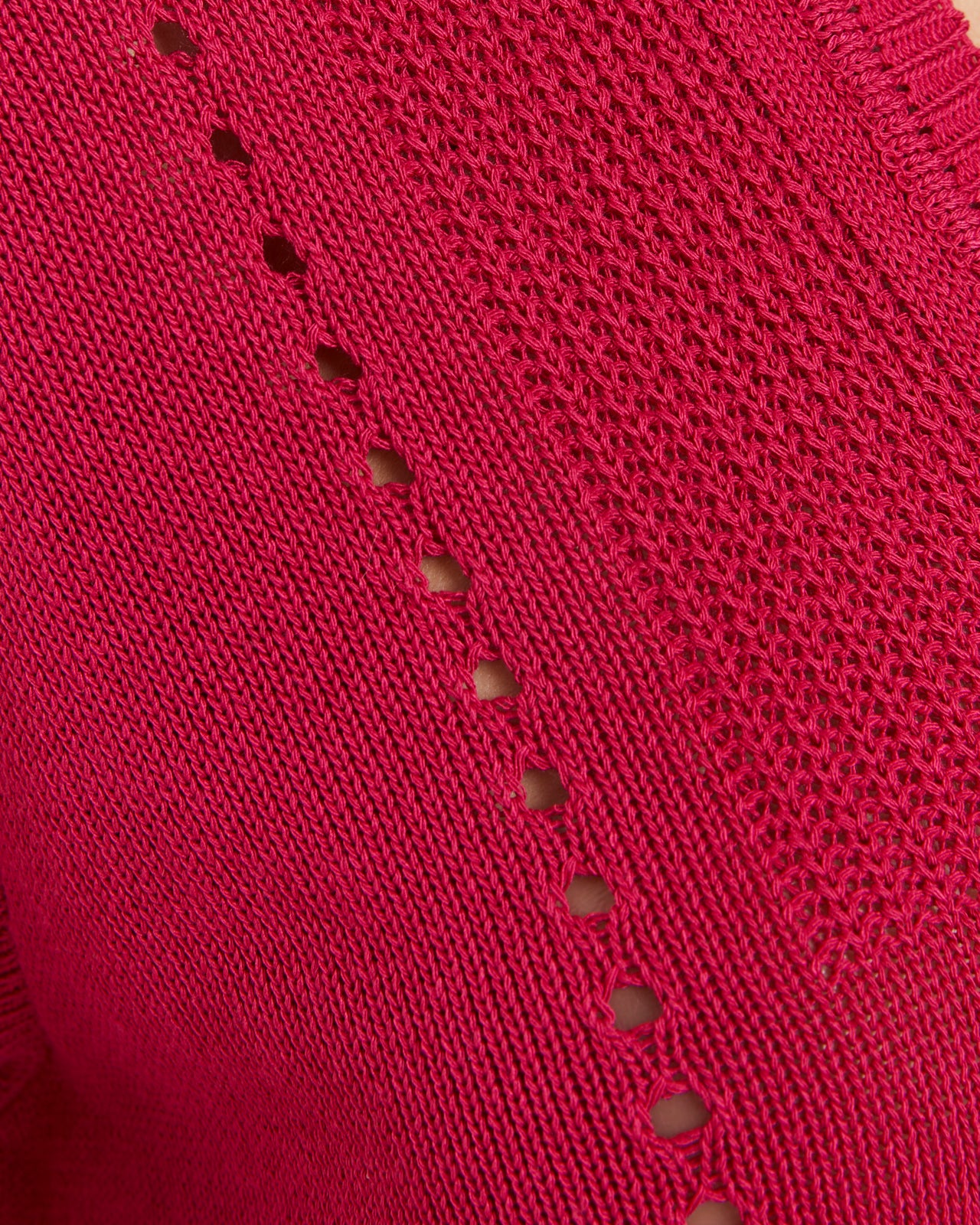 Jersey de mujer cuello pico manga a codo