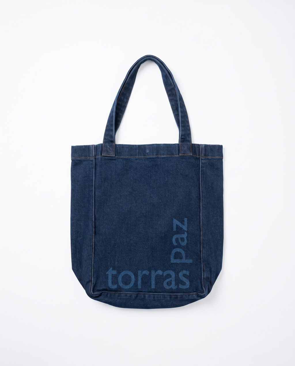Bolso shopper de mujer denim con logo