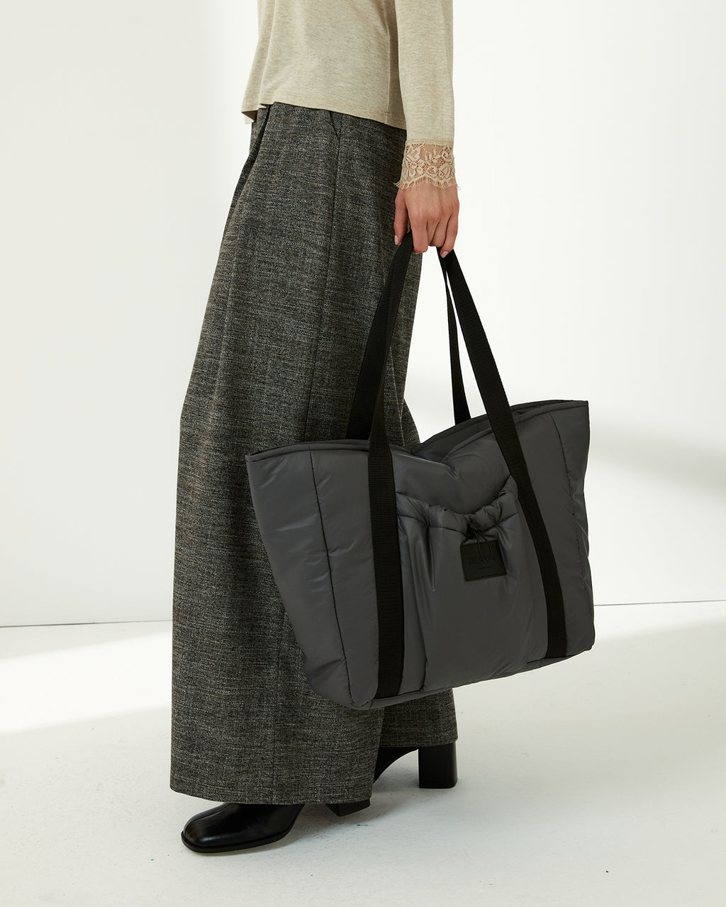 Bolso shopper de mujer cierre cremallera