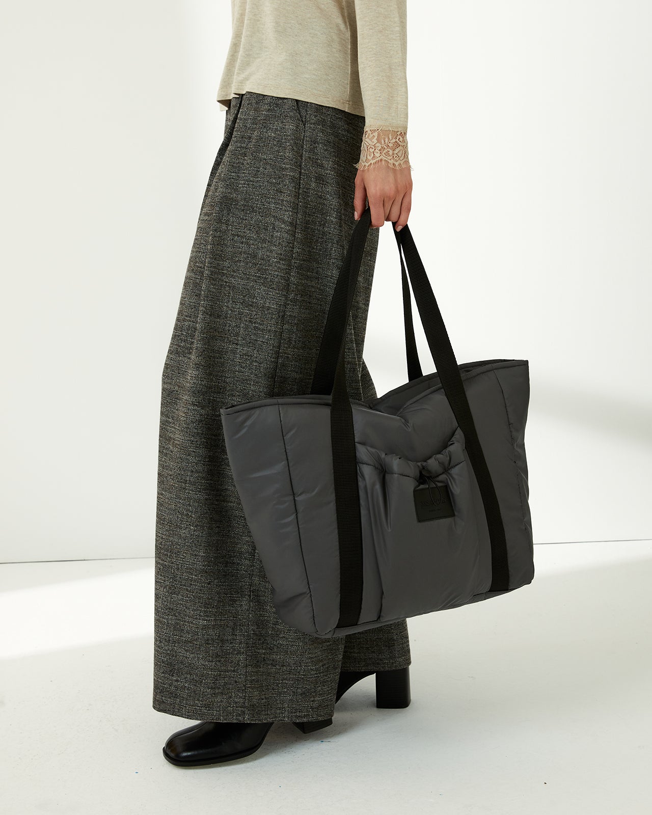 Bolso shopper de mujer cierre cremallera