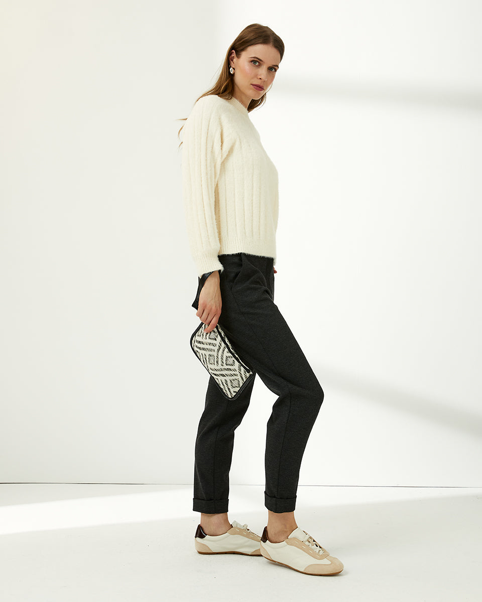 Neceser de mujer estampado bicolor