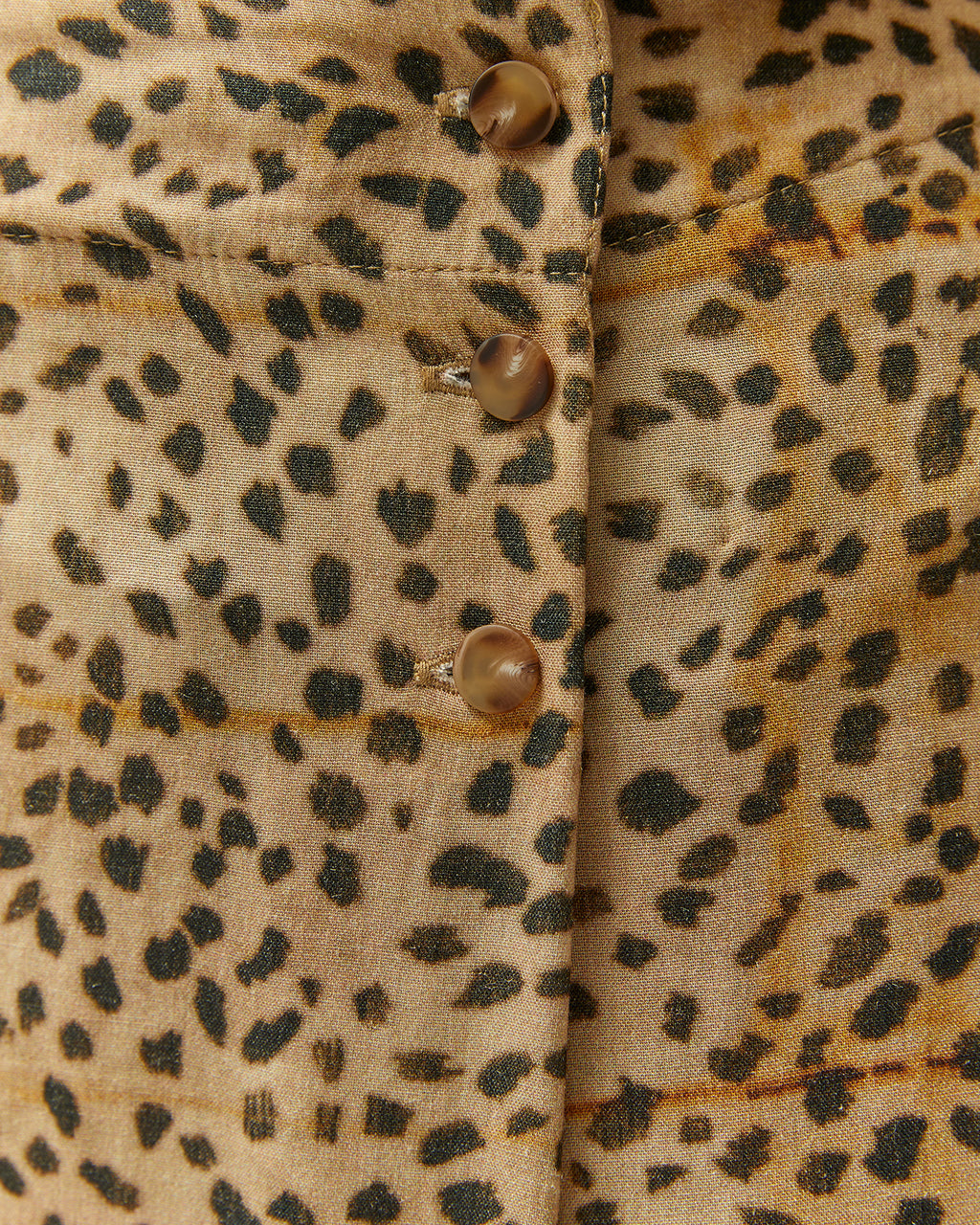 Falda midi estampada animal print cintura elástica