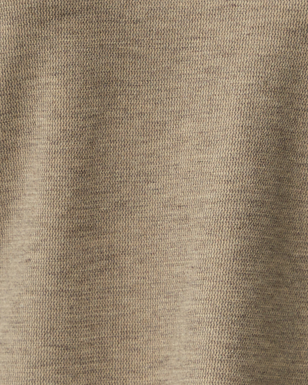 Vestido midi de punto liso cuello pico manga larga