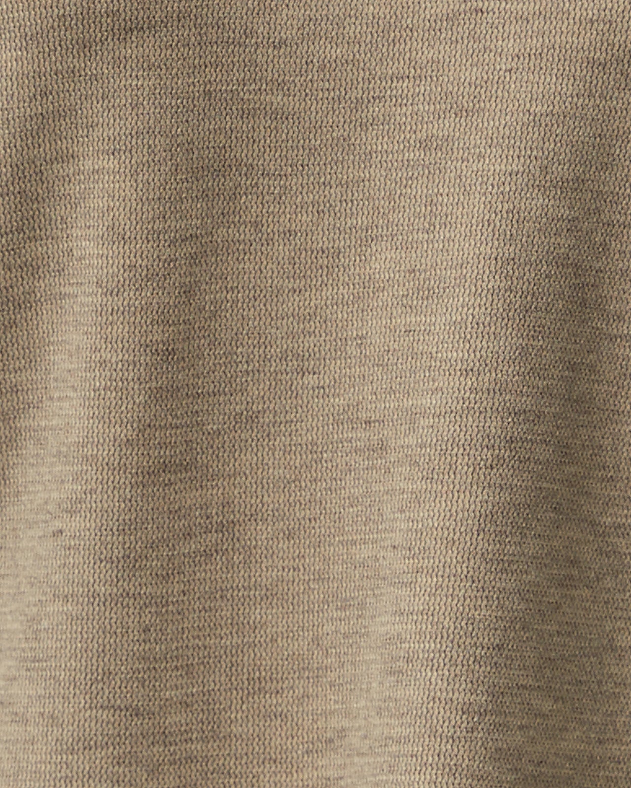 Vestido midi de punto liso cuello pico manga larga