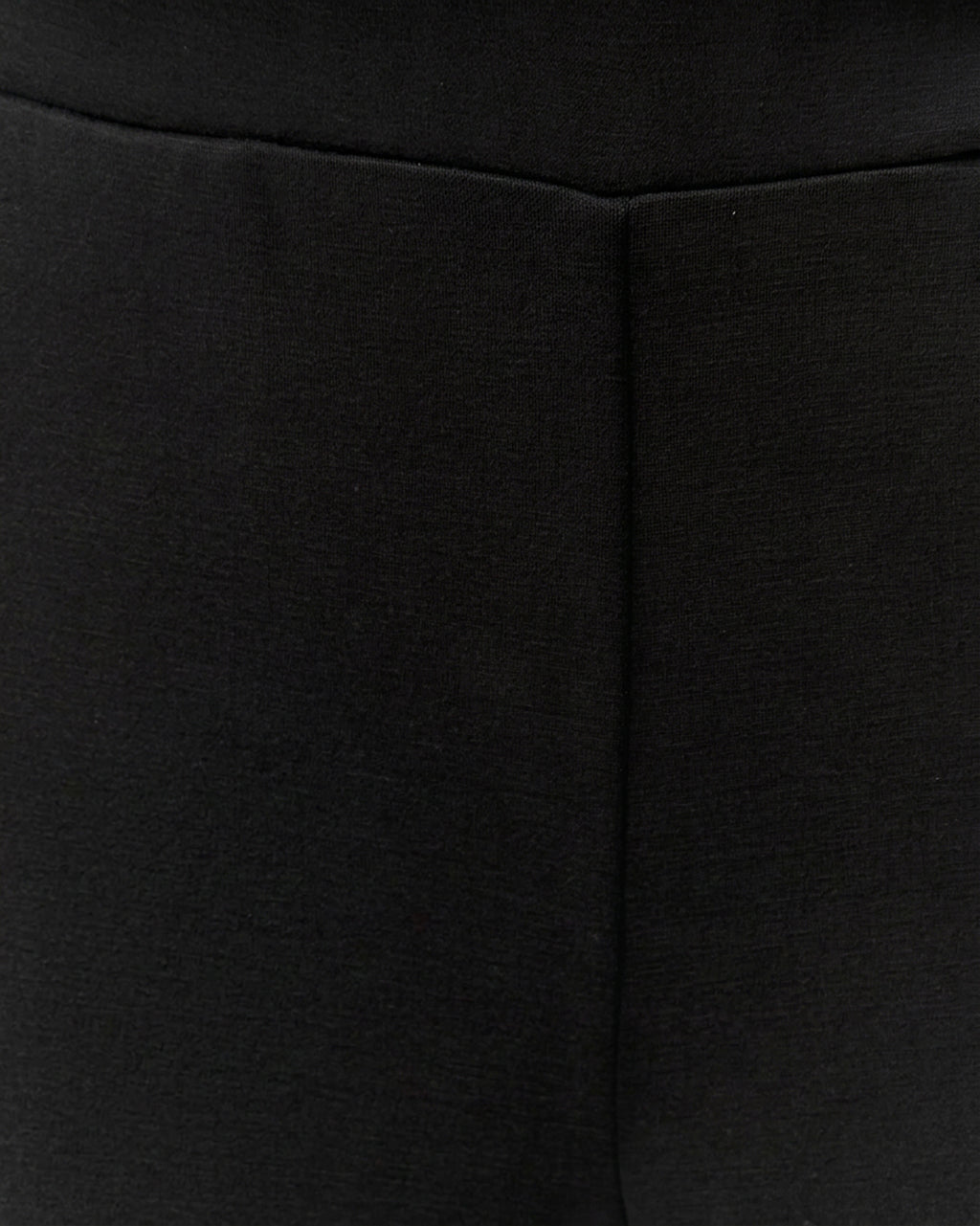 Pantalón recto de mujer punto liso cintura elástica