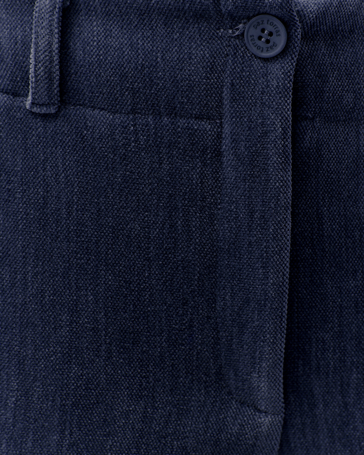 Pantalón recto de mujer efecto ante