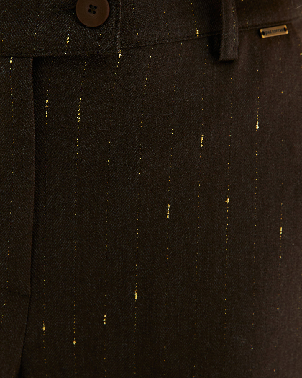 Pantalón recto de mujer tejido fantasía