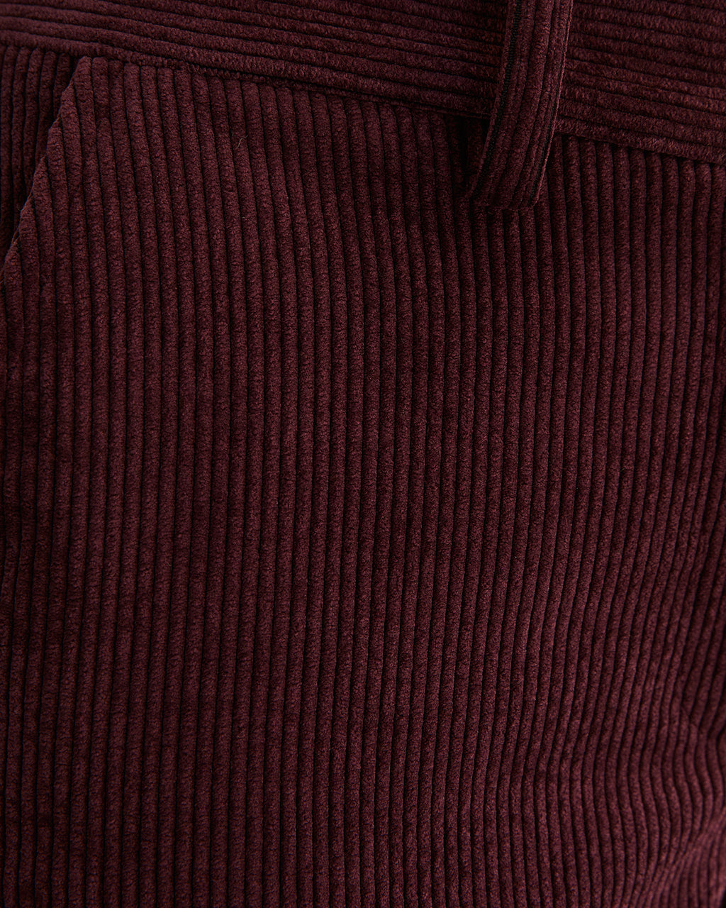 Pantalón tobillero de mujer pana cintura elástica