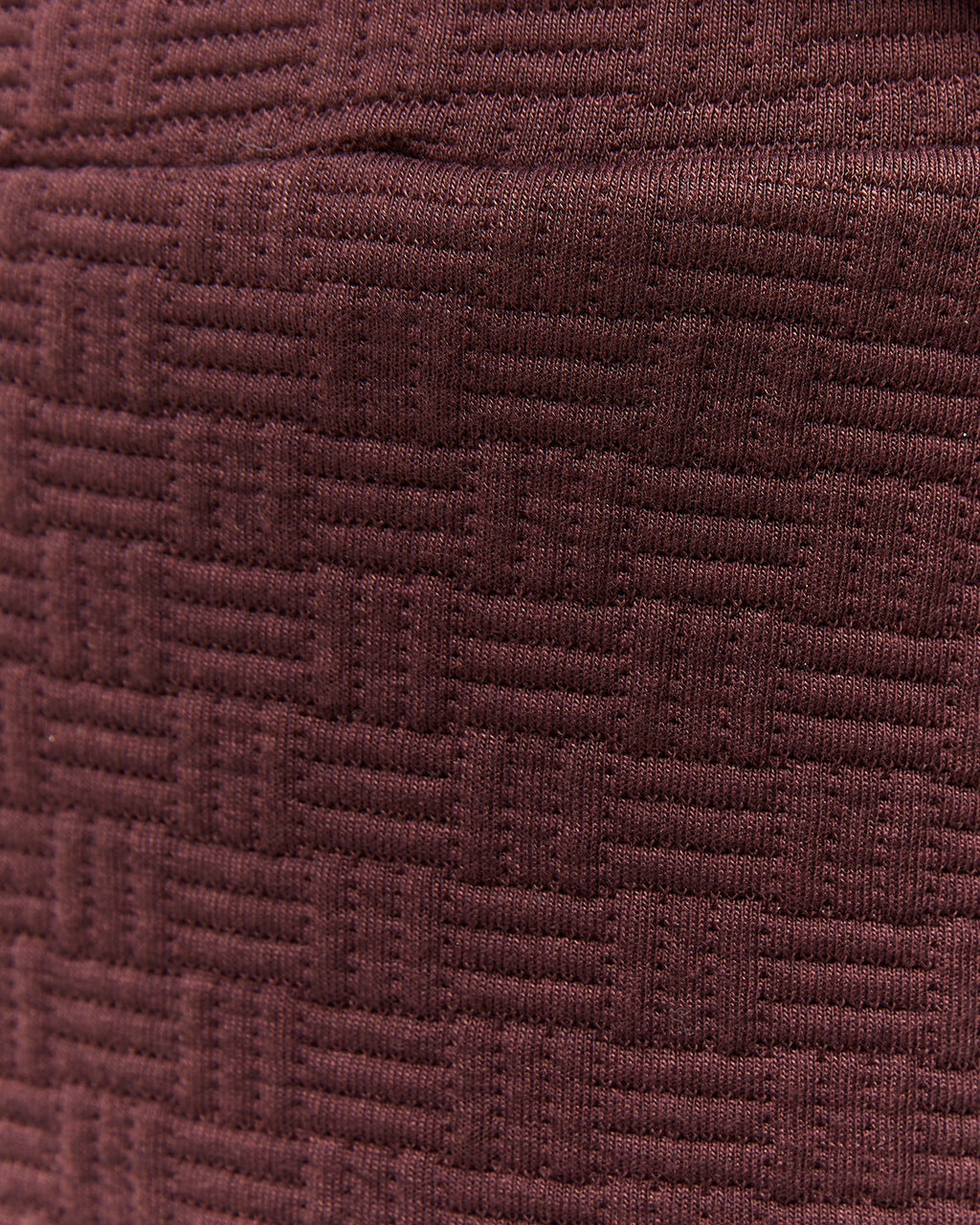 Pantalón recto de mujer punto estructurado cintura elástica